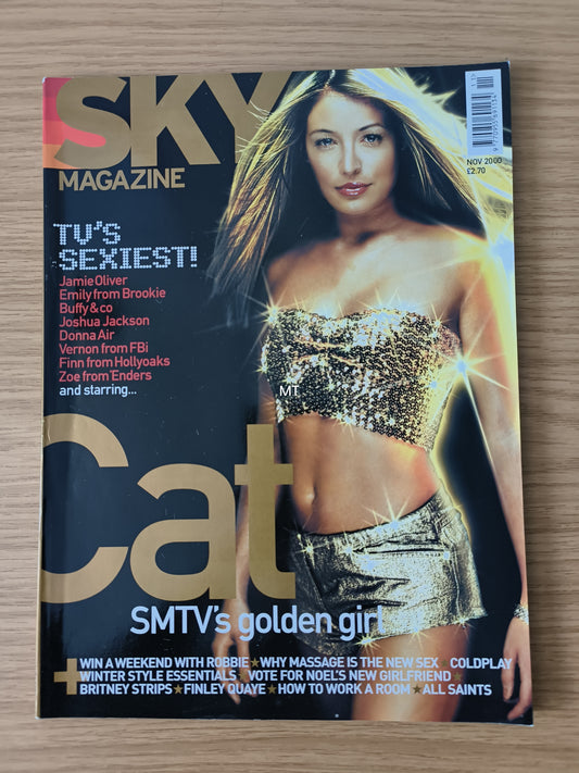 SKY Magazine November 2000 (1074) Cat Deeley Jennifer Ellison Jamie Oliver