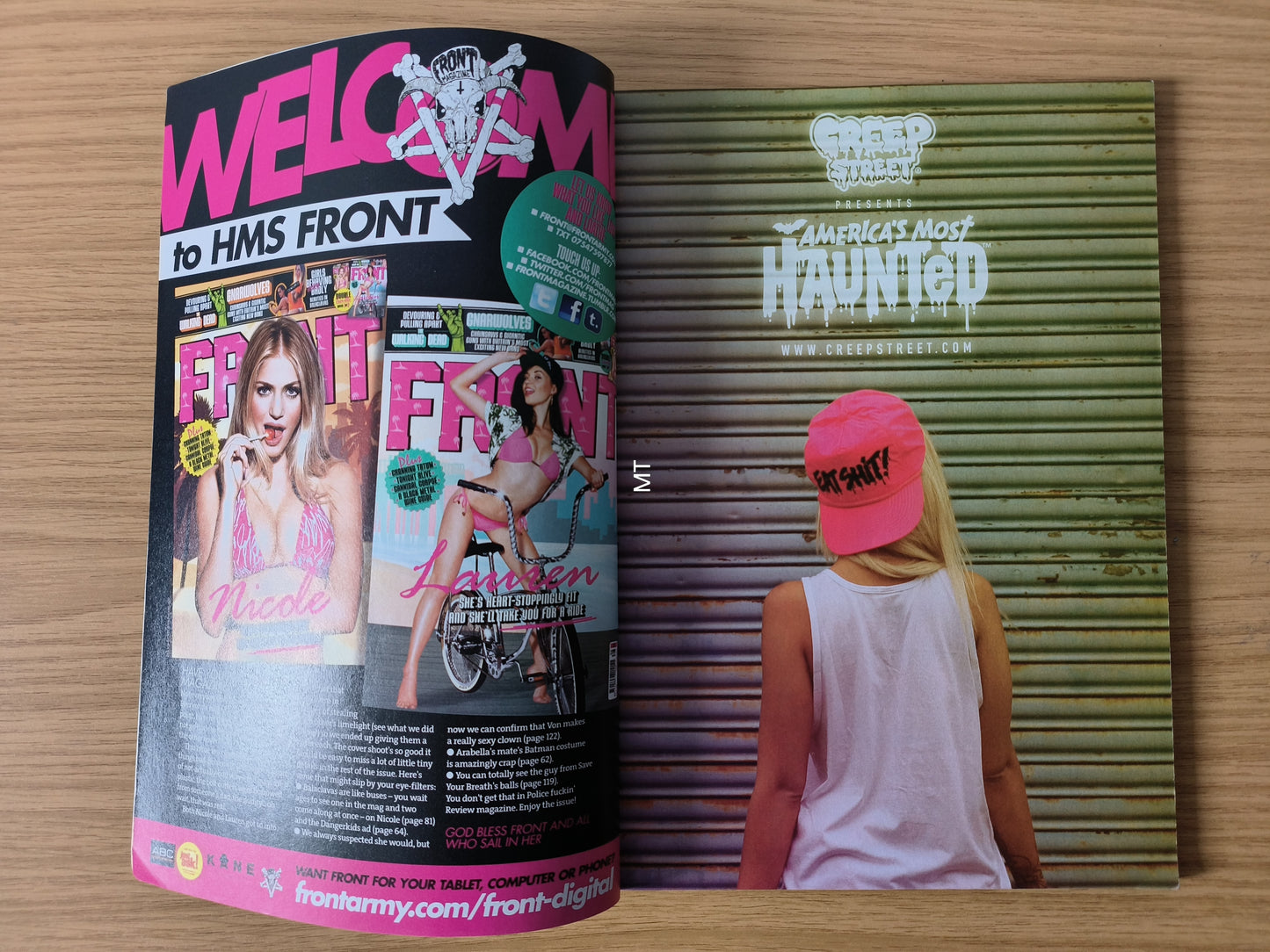 FRONT Magazine Issue 186 (1075) LAUREN & NICOLE NEAL Lauren Fernadez