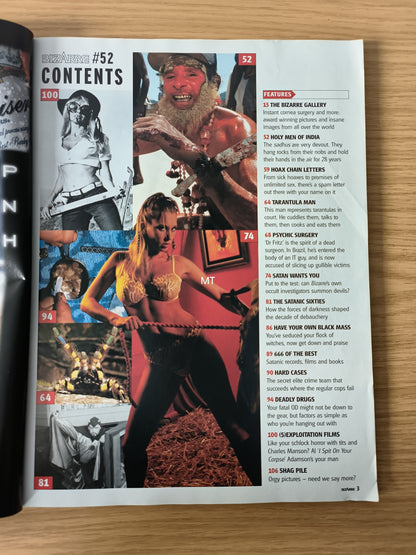 BIZARRE Magazine November 2001 (1077) BLACK MASS DEBATE