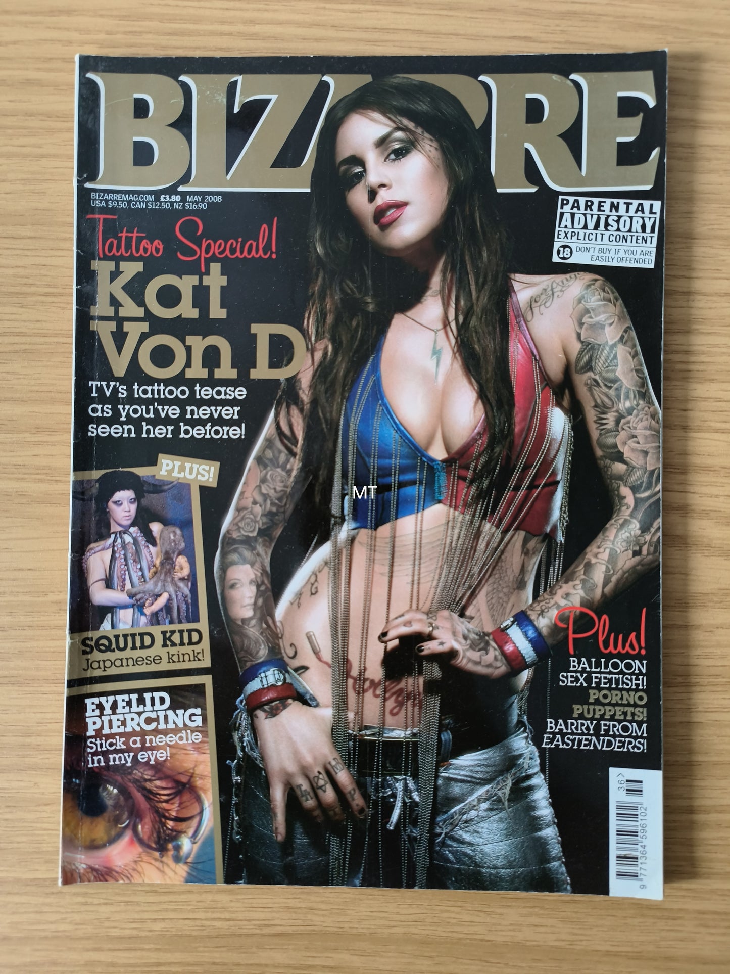 BIZARRE Magazine May 2008 (1077)  Tattoo Special Kat Von D Squid Kid