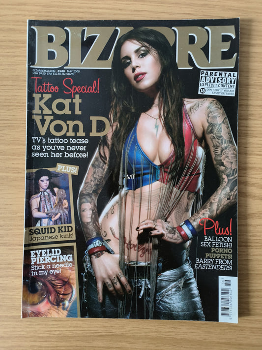 BIZARRE Magazine May 2008 (1077)  Tattoo Special Kat Von D Squid Kid