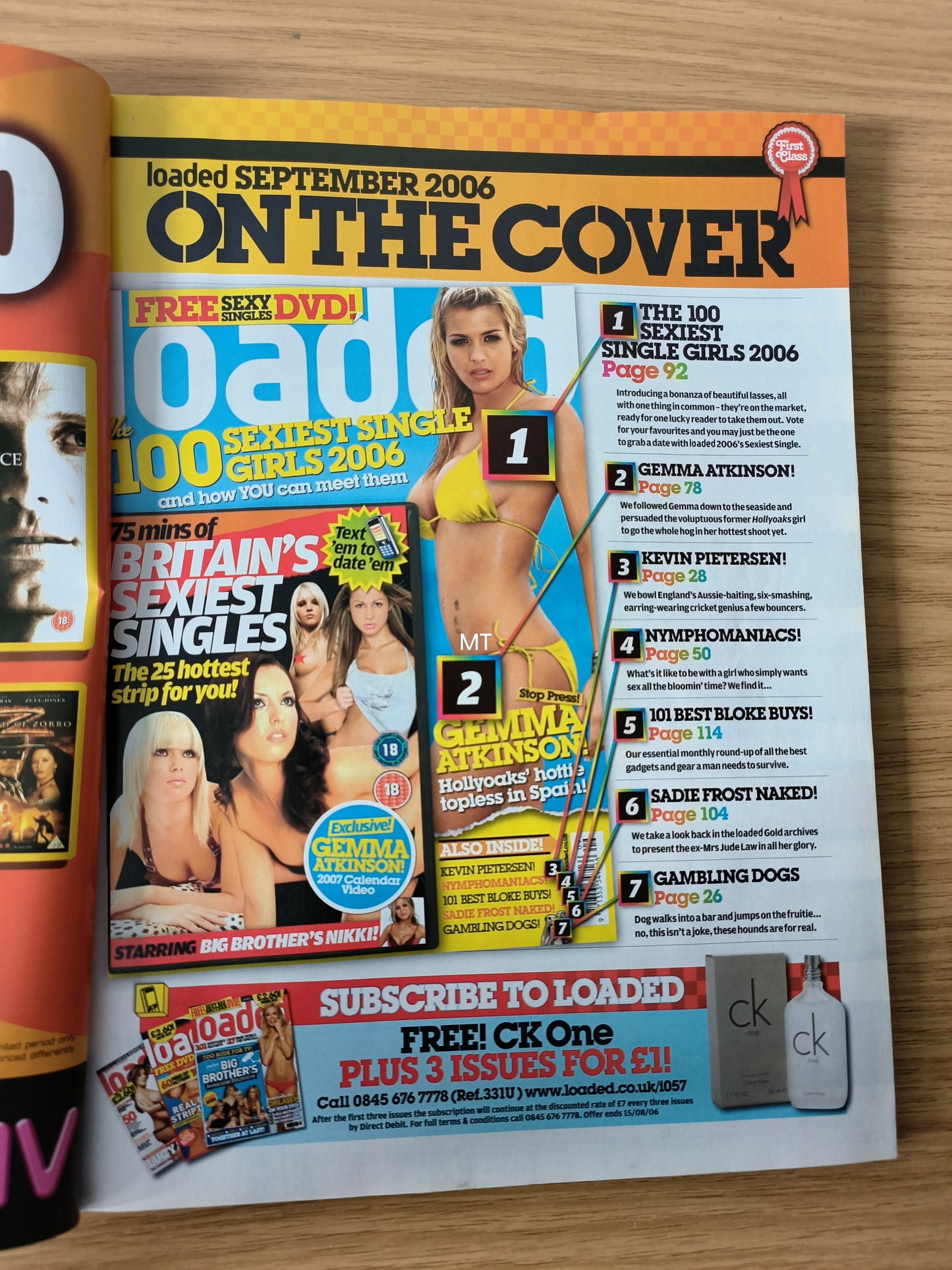 LOADED Magazine September 2006 (1077) Gemma Atkinson Sadie Frost