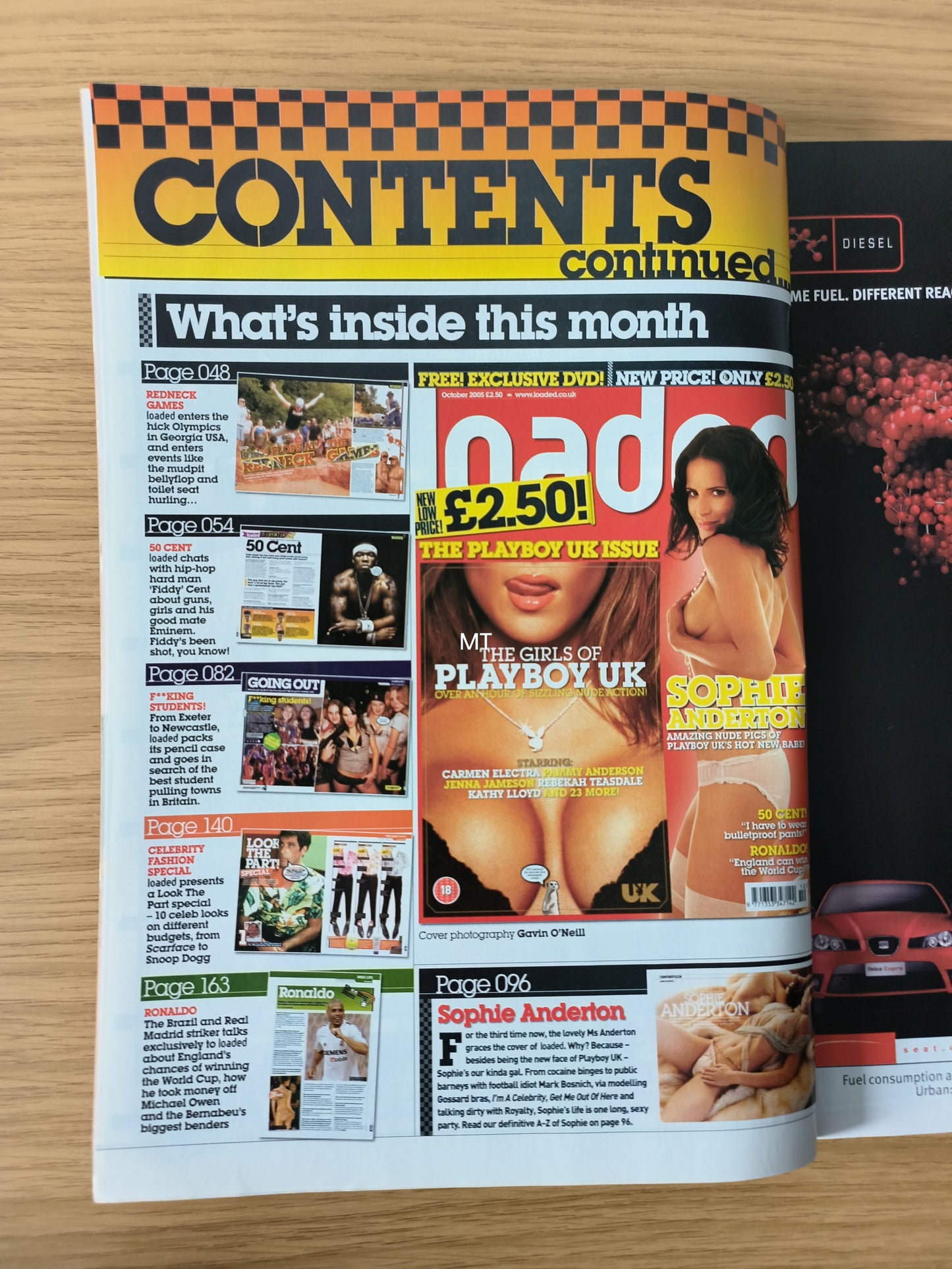 LOADED Magazine October 2005 (1077) Sophie Anderton Stacy Kiebler