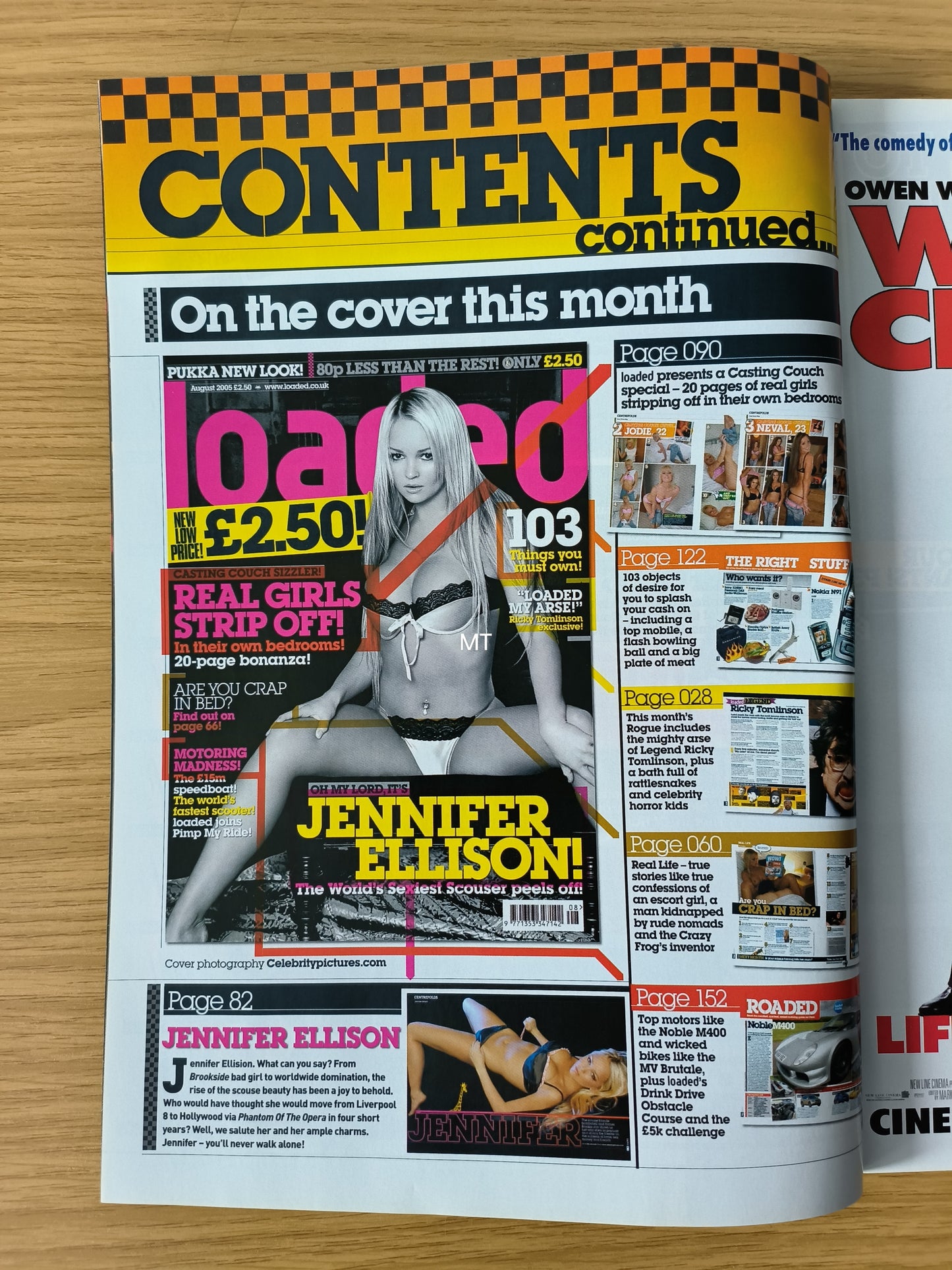 LOADED Magazine August 2005 (1077) Jennifer Ellison Sophie Howard