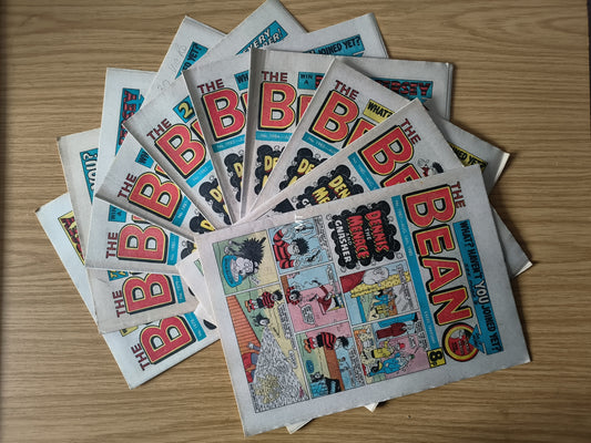 10x Beano Comics/Magazines 1978>1987 1980 Bundle/Job Lot (0075) Dennis the Menace Gnasher