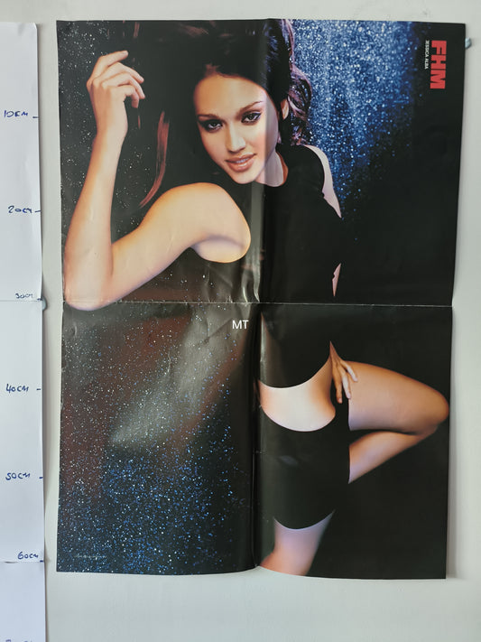 FHM Magazine POSTER Jessica Alba / Sarah Michelle Gellar LARGE (1078)