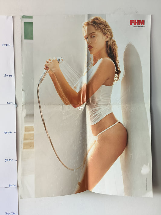 FHM Magazine POSTER Estella Warren / Louise Redknapp / Heidi Klum LARGE (1078)