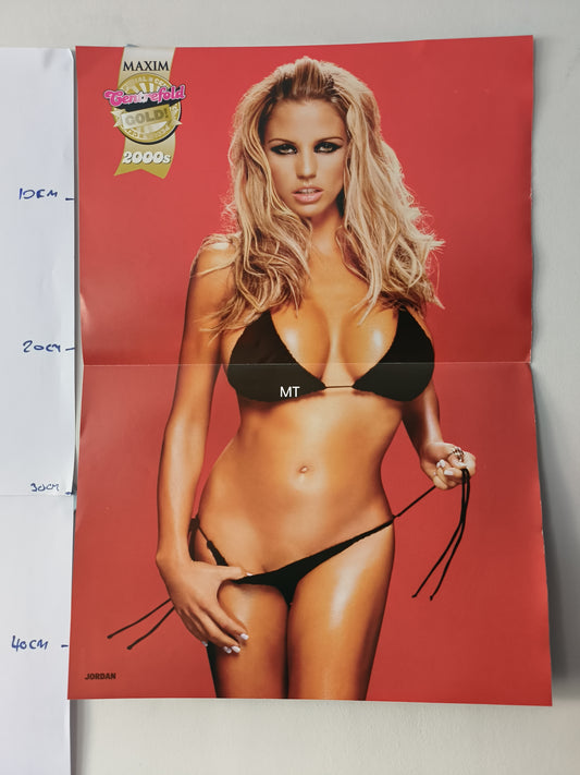MAXIM Magazine POSTER Jordan "Katie Price" LARGE (1078)