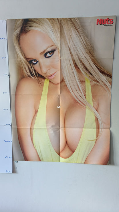 NUTS Magazine POSTER Jennifer Ellison / Rosie Jones & Friends RARE LARGE (1078)