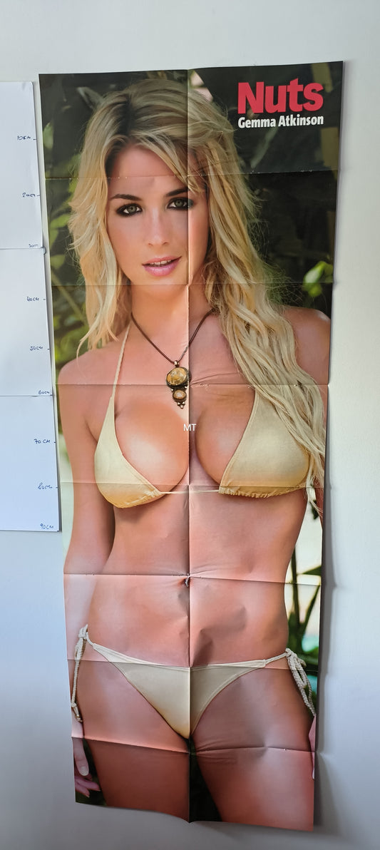 NUTS Magazine POSTER Gemma Atkinson / Chanelle Hayes MASSIVE VERY RARE LARGE (1078)