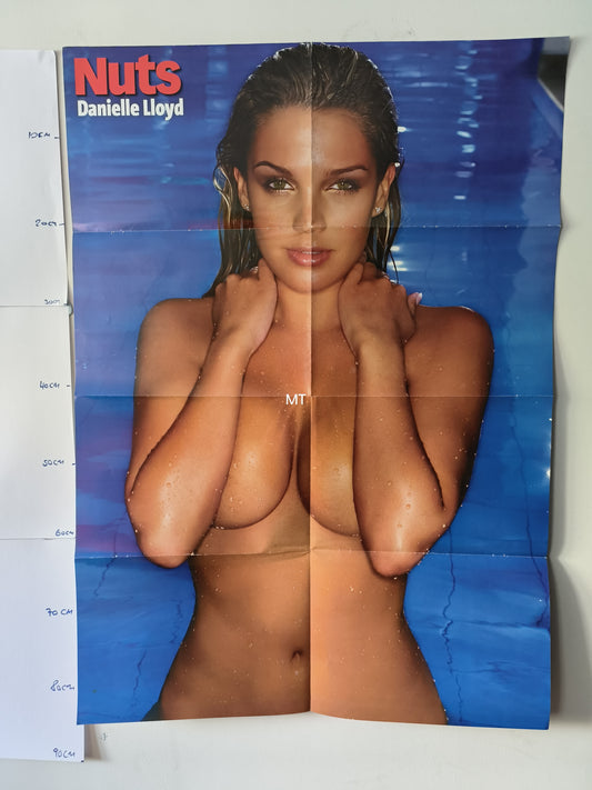 NUTS Magazine POSTER Danielle Lloyd / Gemma Atkinson LARGE RARE (1078)