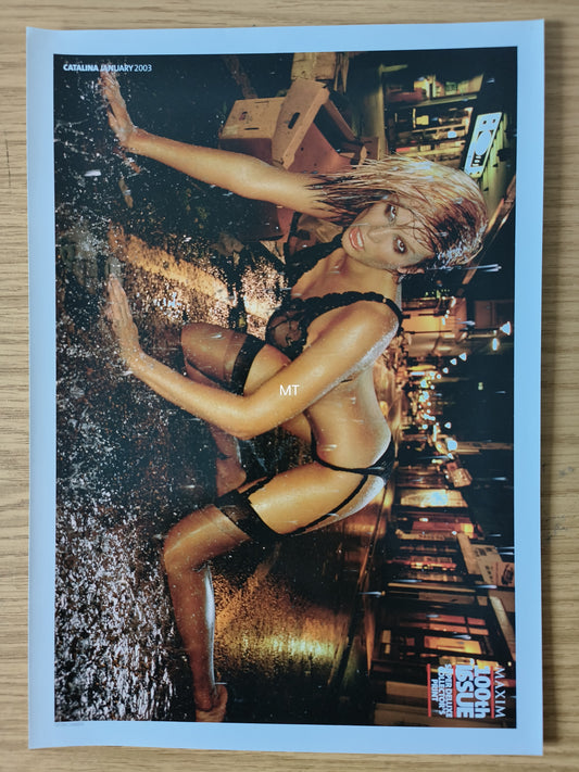 MAXIM Magazine POSTER Catalina A4 PRINT RARE (1078)