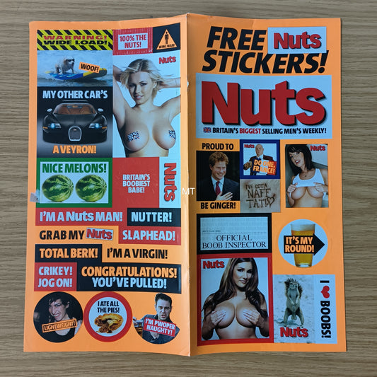 NUTS Magazine STICKERS Lucy Pinder RARE (1078)