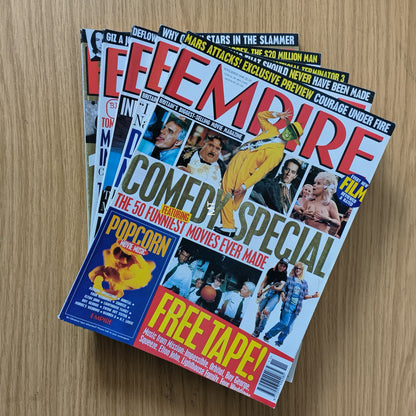 5x EMPIRE Magazines 1996 July>November Bundle/Job Lot (0076) Demi Moore Tom Cruise