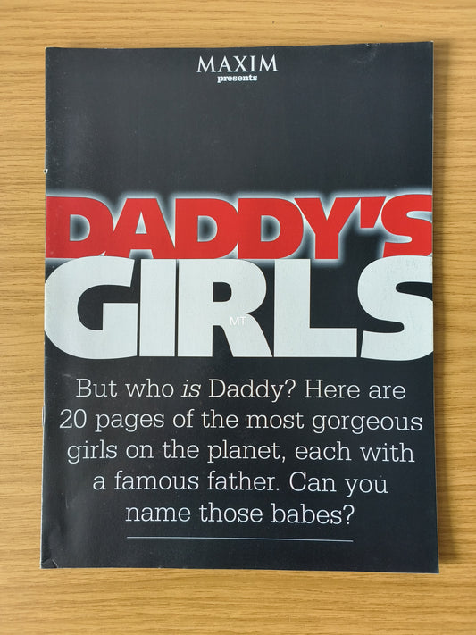 MAXIM Magazine Supplement "Daddy's Girls" RARE (1079) Angelina Jolie Liv Tyler