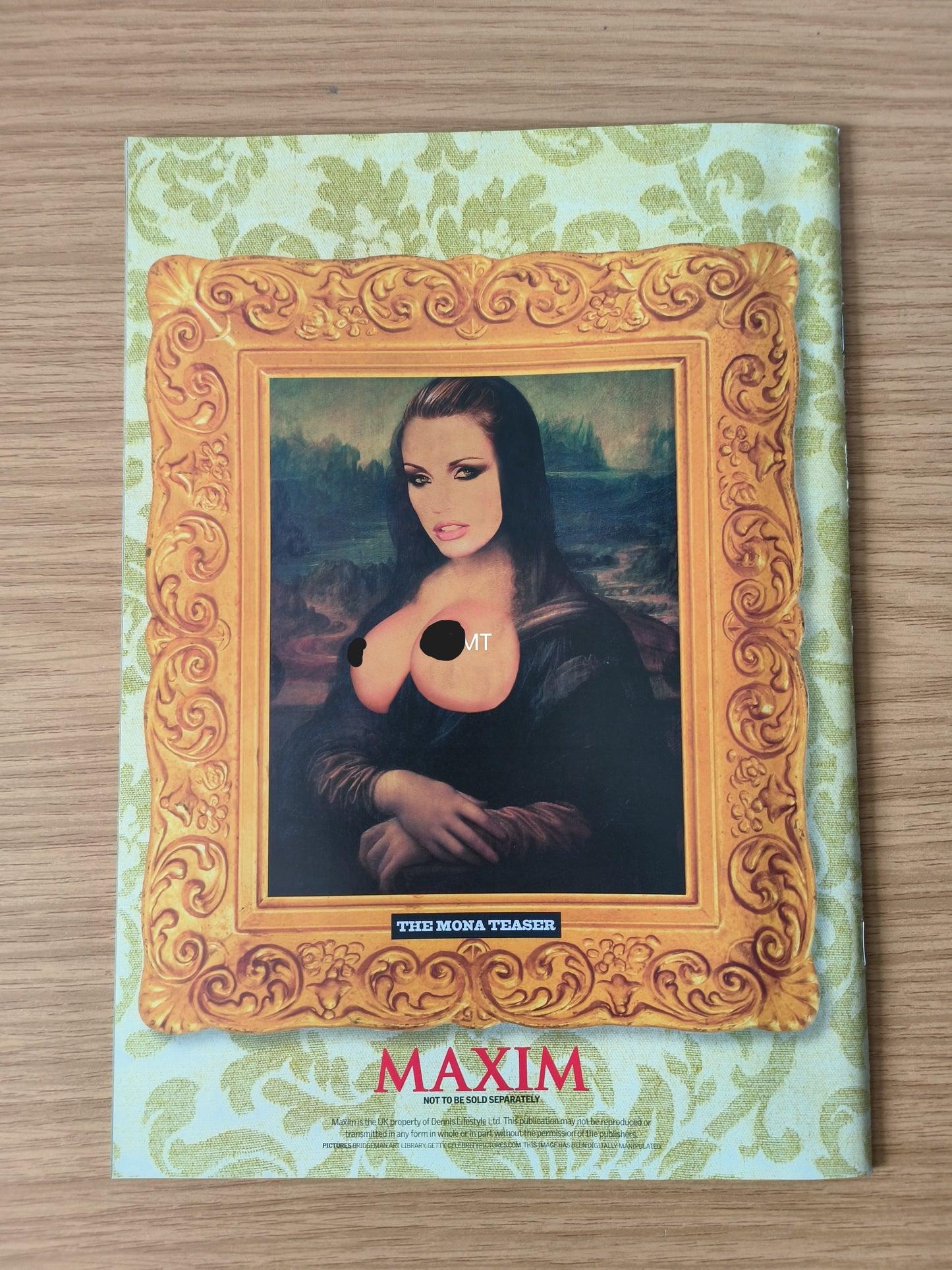 MAXIM Magazine Supplement "Is it Art of Po*n?" RARE (1079) Jordan