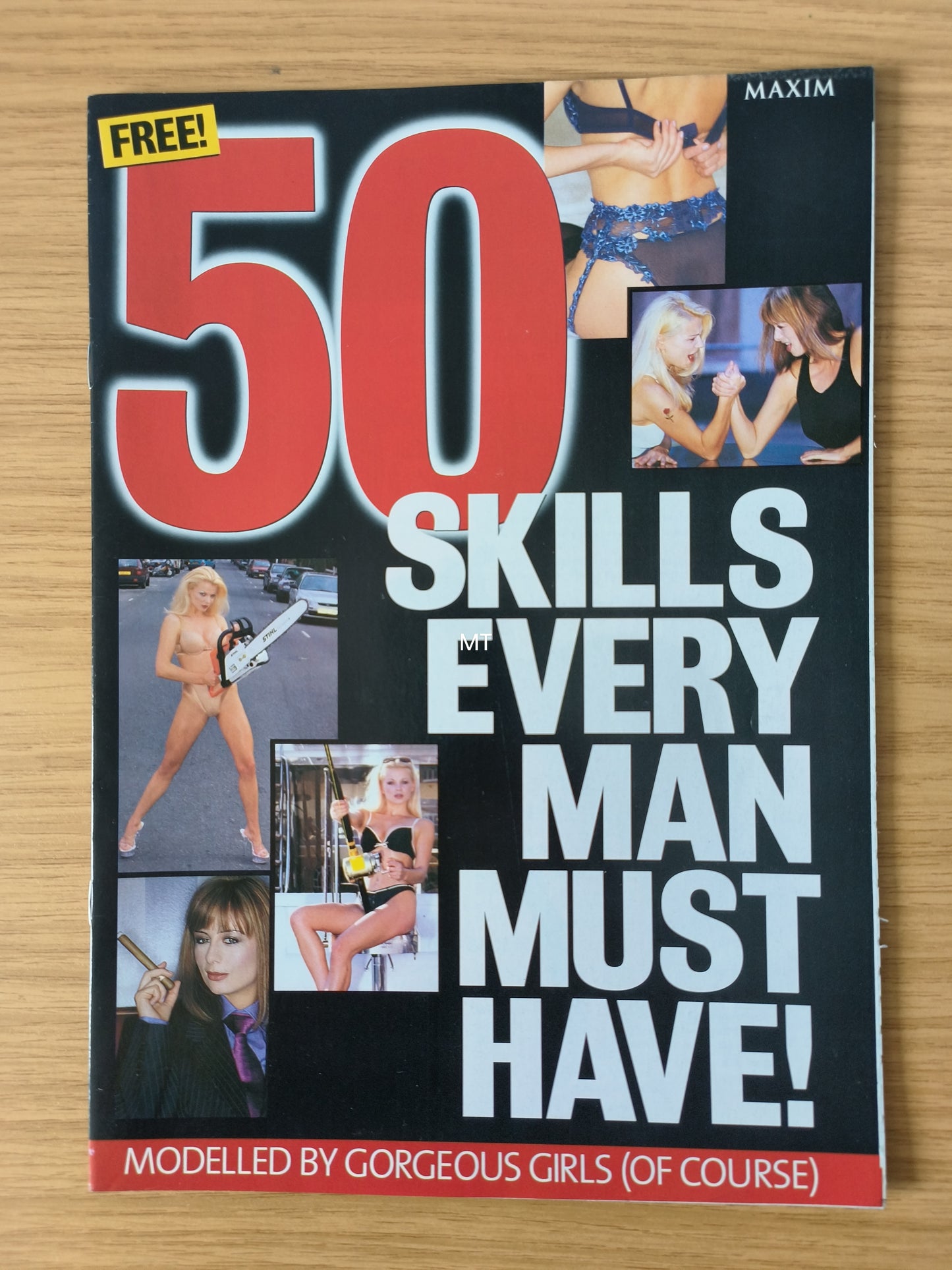 MAXIM Magazine Supplement "50 Skills Every Man Must Have!" RARE (1079)