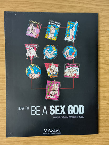 MAXIM Magazine Supplement "How to be a S*x God" RARE (1079)