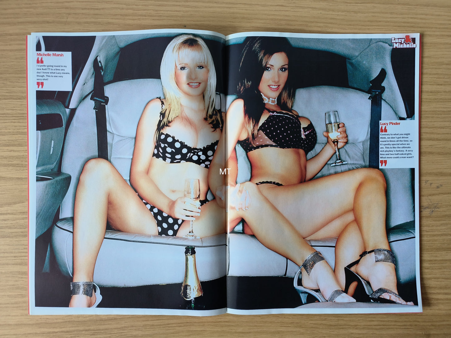 MAXIM Magazine Supplement "Lucy & Michelle A Sexy History" RARE (1079) Lucy Pinder Michelle Marsh