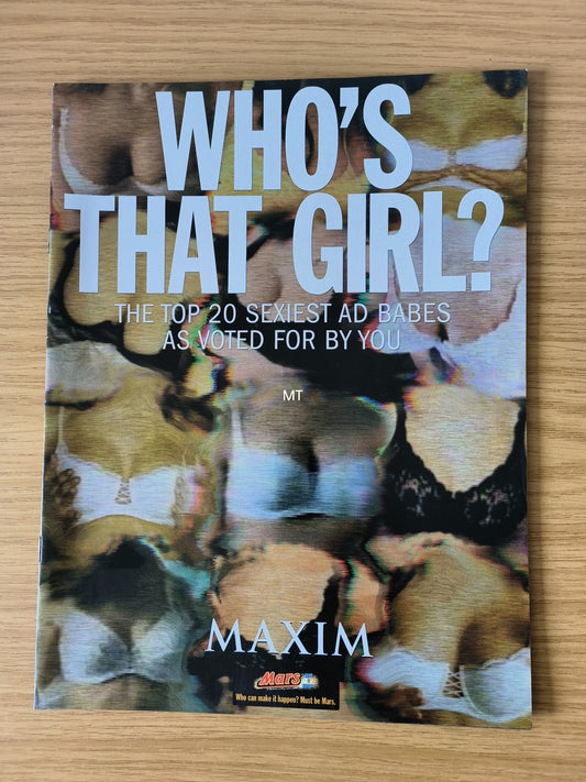 MAXIM Magazine Supplement "Who's that Girl" RARE (1079) Lisa Snowdon Ksenia
