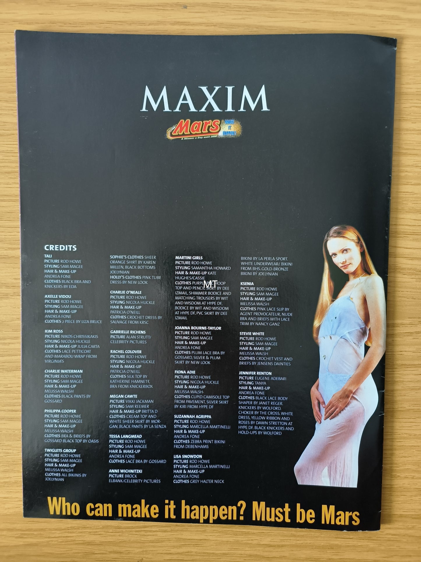MAXIM Magazine Supplement "Who's that Girl" RARE (1079) Lisa Snowdon Ksenia