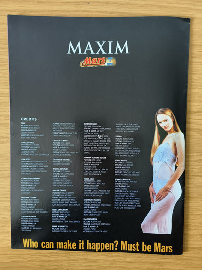 MAXIM Magazine Supplement "Who's that Girl" RARE (1079) Lisa Snowdon Ksenia