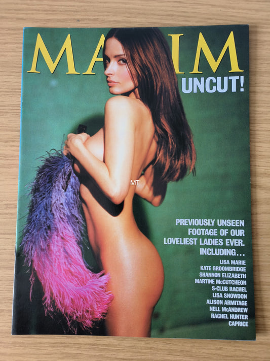 MAXIM Magazine Supplement "Uncut" RARE (1079) Rachel Stevens Caprice Nell McAndrew