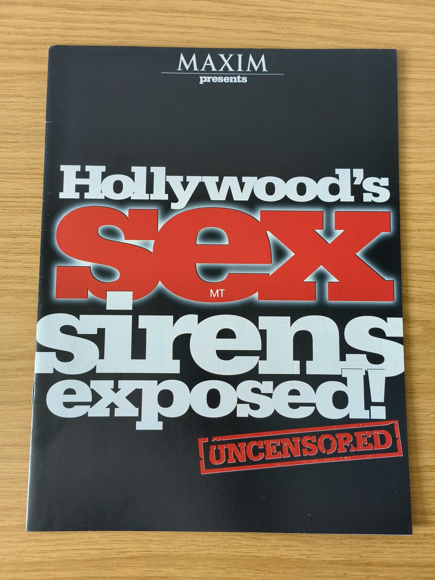 MAXIM Magazine Supplement "Hollywood's S*x Sirens Exposed" RARE (1079) Courteney Cox Sharon Stone
