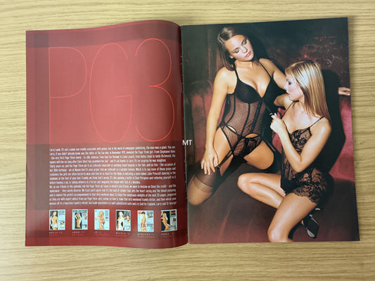 MAXIM Magazine Supplement "Something for the Weekend" RARE (1079) POSTER Jo Hicks Jakki Degg