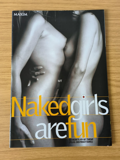 MAXIM Magazine Supplement "Naked Girls are Fun" RARE (1079)