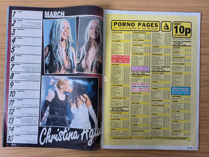 Ave It Magazine Issue 19 January 4 Calendar VERY RARE (1080) Jordan Christina Aguilera Kylie Minogue