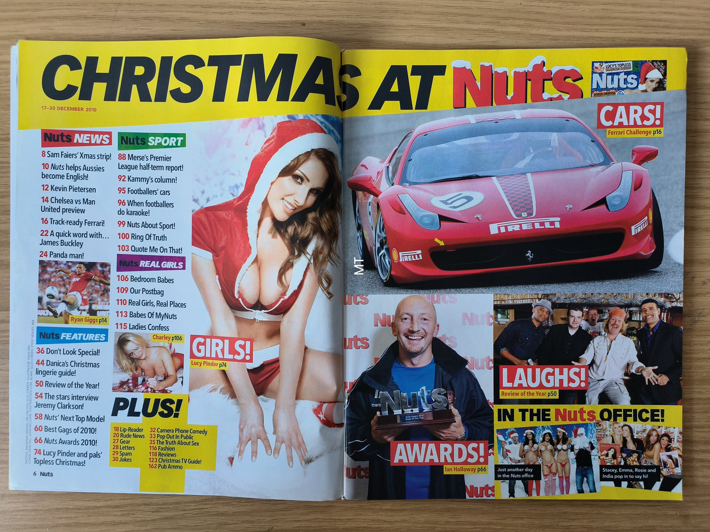 Nuts Magazine 17-30 December 2010 RARE (1080) POSTER Lucy Pinder Sophie Howard Christmas Special