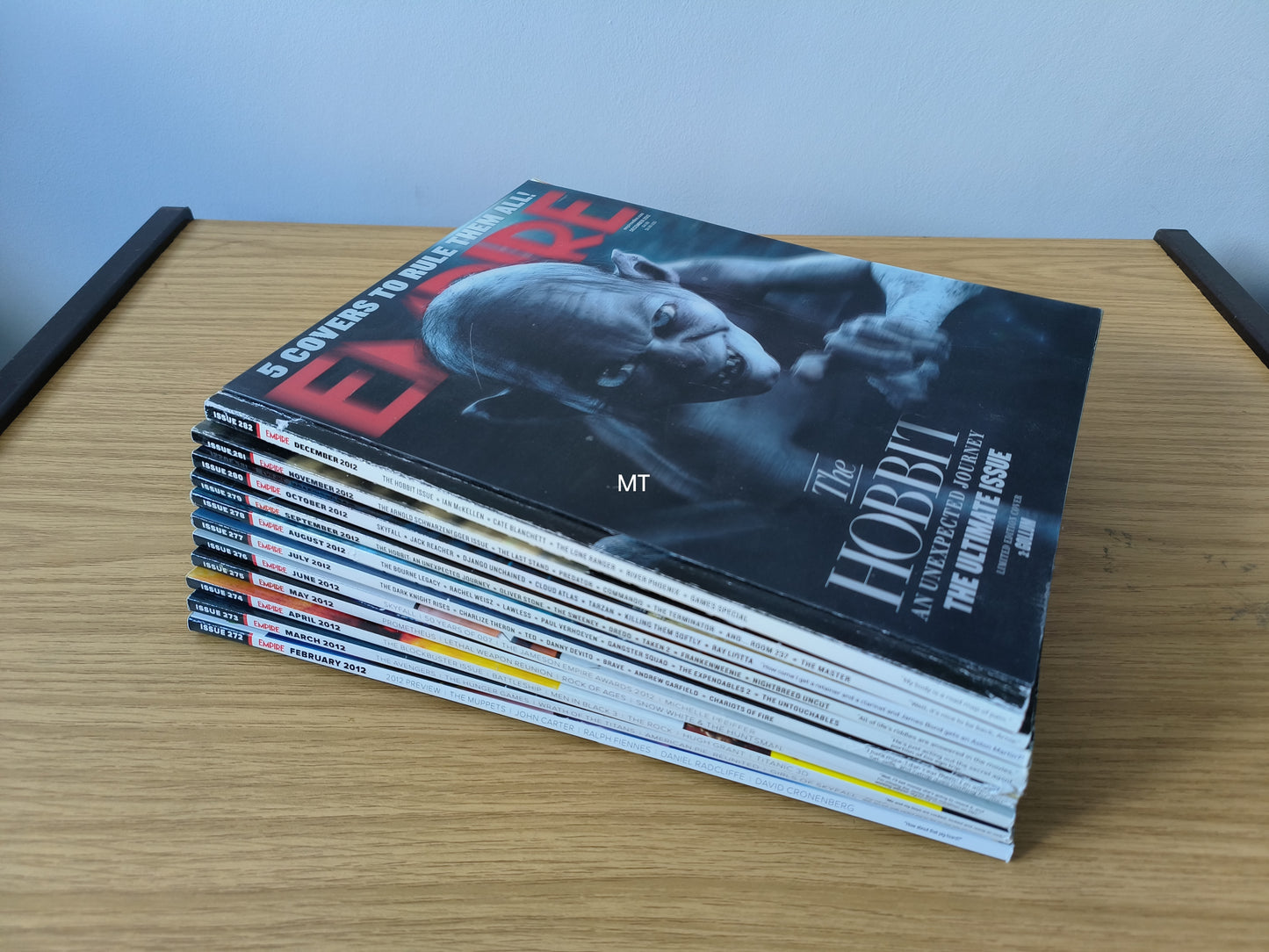 11x EMPIRE Magazines 2012 February>December Bundle/Job Lot (0083) Hobbit Skyfall Avengers