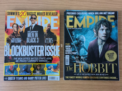 11x EMPIRE Magazines 2012 February>December Bundle/Job Lot (0083) Hobbit Skyfall Avengers