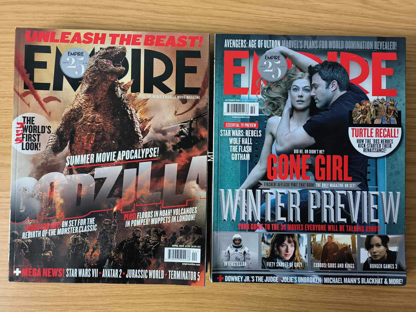 12x EMPIRE Magazines 2014 FULL YEAR Bundle/Job Lot (0089) Jennifer Lawrence