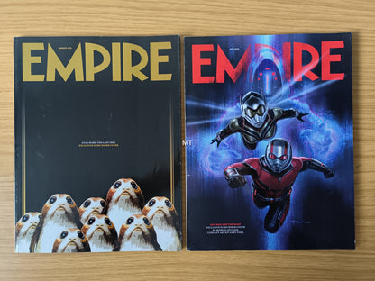 12x EMPIRE Magazines 2018 Bundle/Job Lot Subscribers (0092) Deadpool Die Hard