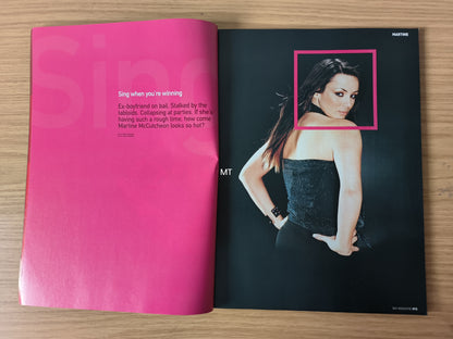 SKY Magazine January 2001 RARE (1081) Martine Mccutcheon Dan Bowers