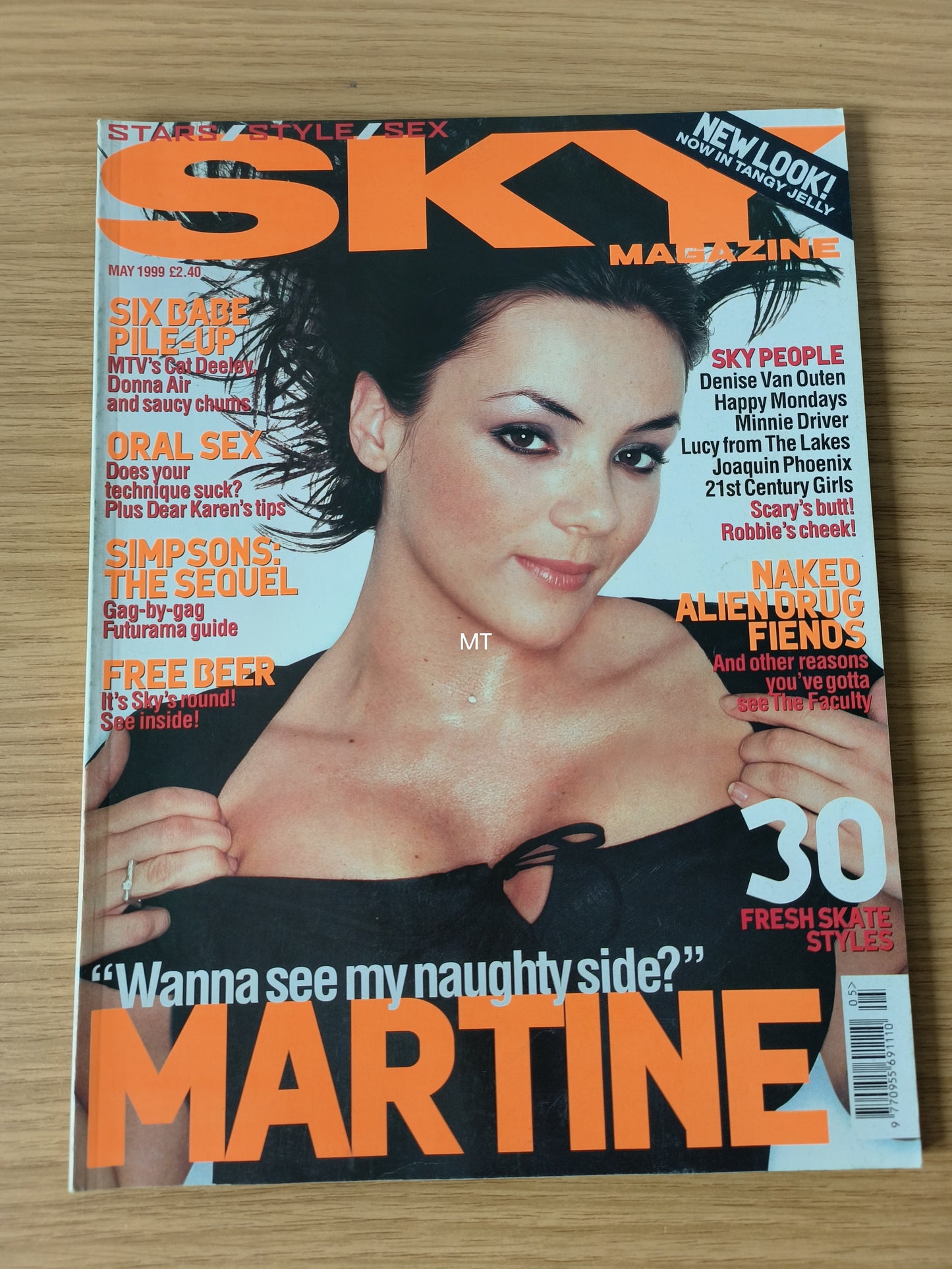 SKY Magazine May 1999 RARE (1081) Martine McCutcheon Donna Air Cat Deeley MTV Girls