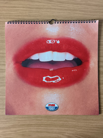 FHM Magazine Calendar 2001 RARE (BB004) Britney Spears Rachel Stevens Lisa Faulkner