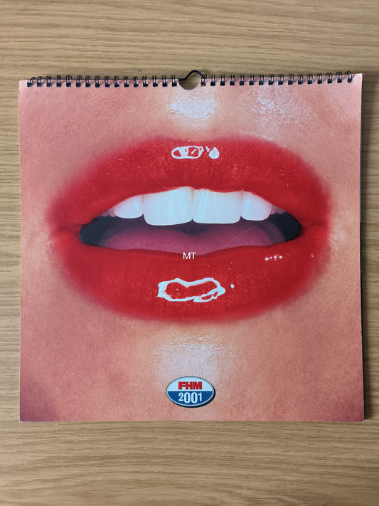 FHM Magazine Calendar 2001 RARE (BB004) Britney Spears Rachel Stevens Lisa Faulkner