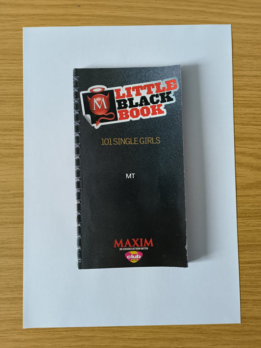 MAXIM Magazine Supplement Little Black Book 101 Single Girls (BB004)