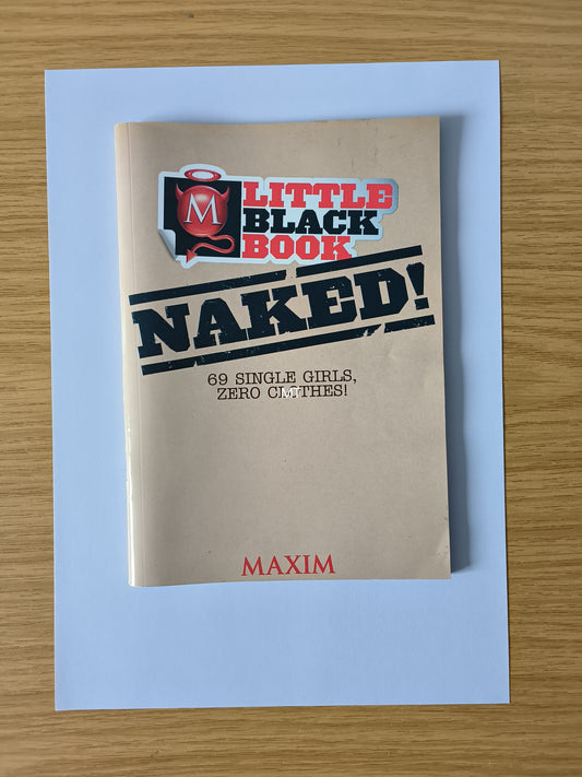 MAXIM Magazine Supplement Little Black Book NAKED 69 Single Girls (BB004)