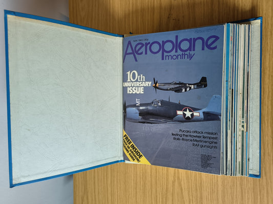 12x Aeroplane Monthly Magazines 1983/1984 FOLDER Inc Bundle/Job Lot (F001)