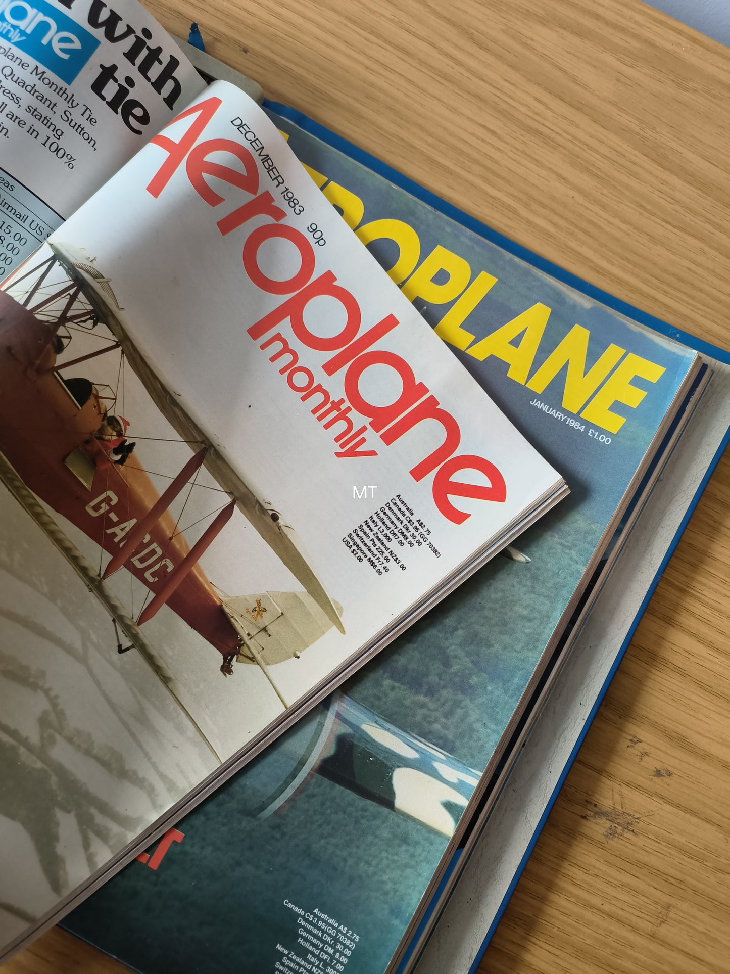 12x Aeroplane Monthly Magazines 1983/1984 FOLDER Inc Bundle/Job Lot (F001)