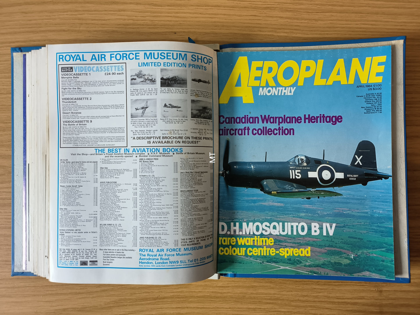 12x Aeroplane Monthly Magazines 1983/1984 FOLDER Inc Bundle/Job Lot (F001)