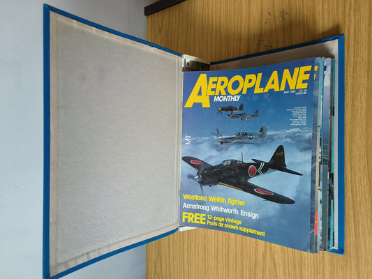 12x Aeroplane Monthly Magazines 1985/1986 FOLDER Inc Bundle/Job Lot (F002)