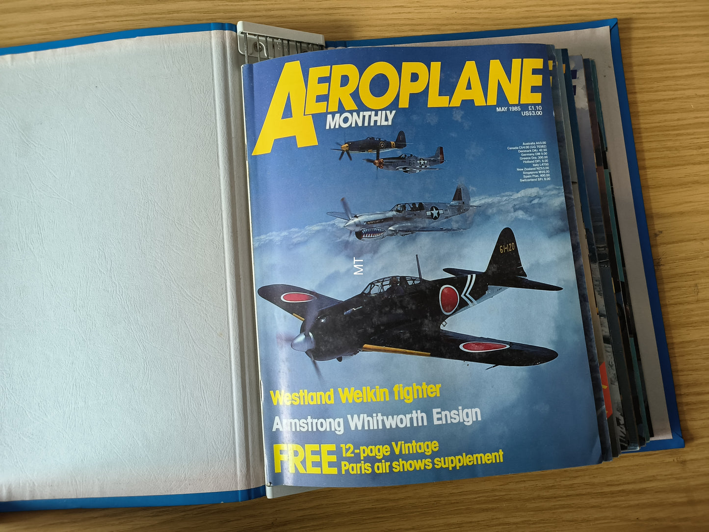 12x Aeroplane Monthly Magazines 1985/1986 FOLDER Inc Bundle/Job Lot (F002)