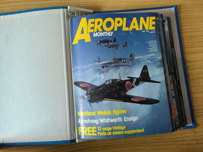 12x Aeroplane Monthly Magazines 1985/1986 FOLDER Inc Bundle/Job Lot (F002)