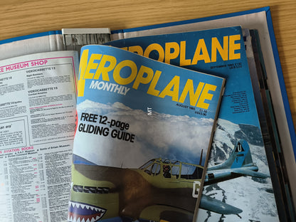 12x Aeroplane Monthly Magazines 1985/1986 FOLDER Inc Bundle/Job Lot (F002)