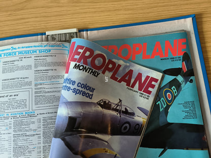 12x Aeroplane Monthly Magazines 1985/1986 FOLDER Inc Bundle/Job Lot (F002)